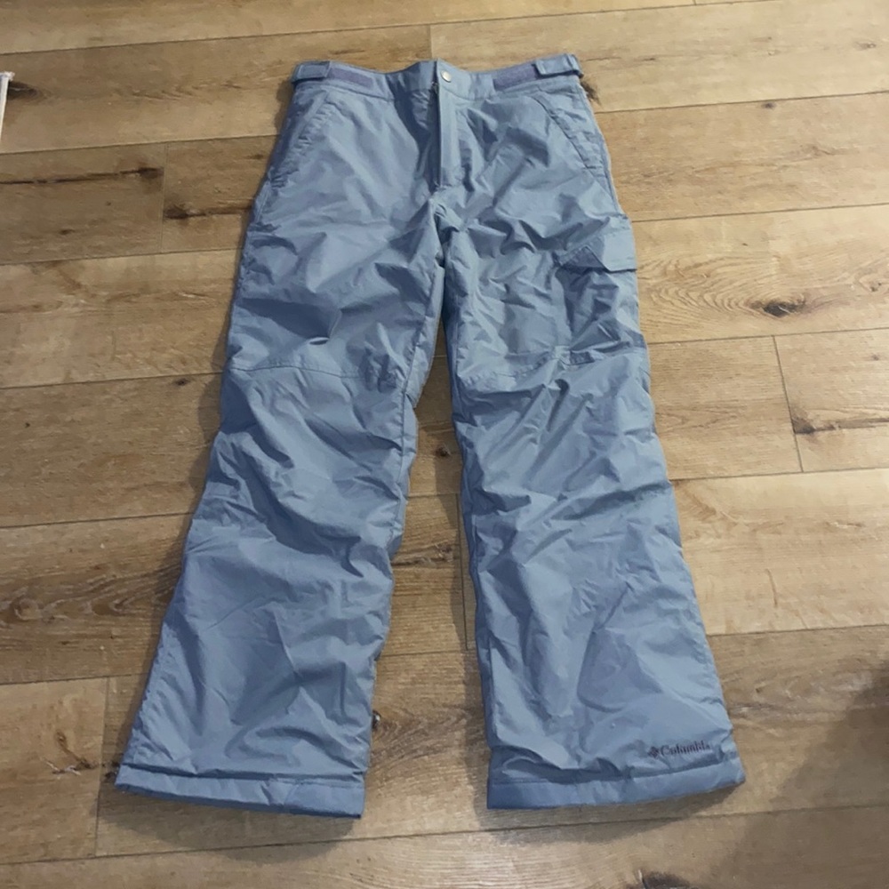 Columbia blue ski pants L